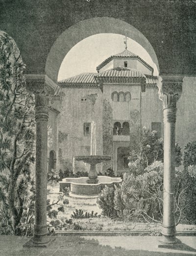 The Garden of Lindaraja., 1800-tallet, 1907. av Unbekannt
