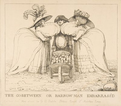 The Go-Between eller Barrow Man Embarrassd, 15. mai 1786. av Unbekannt
