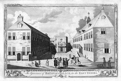 Guvernøren for Batavias-palasset, i Øst-India., c1750 av Unbekannt