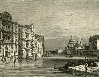 Canal Grande, Venezia, 1890. av Unbekannt