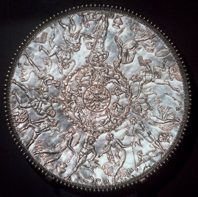 The Great Dish fra Mildenhall-skatten, Roman Britain, 4. århundre av Unbekannt