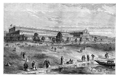 Den store utstillingen, Hyde Park, London, c1851, 1888. av Unbekannt