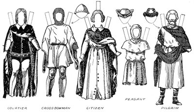 The Great Gallery of British Costume: Dress Worn In Edward The Thirds Reign, c1934 av Unbekannt
