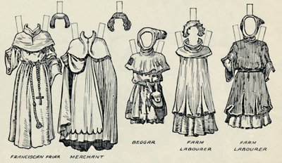The Great Gallery of British Costume: Varied Dresses Worn in Norman Times, c1934 av Unbekannt