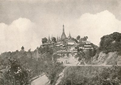 Den store pagoden, Moulmein, 1900. av Unbekannt