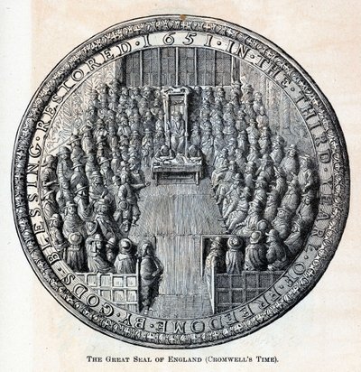The Great Seal of England Cromwells Time, 1882 av Unbekannt