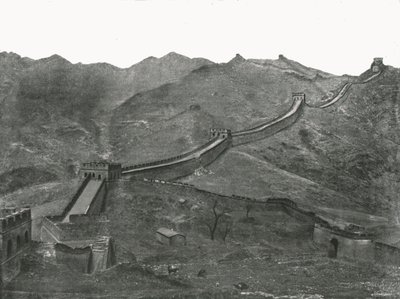 Den kinesiske mur, Pekin, Kina, 1895. av Unbekannt