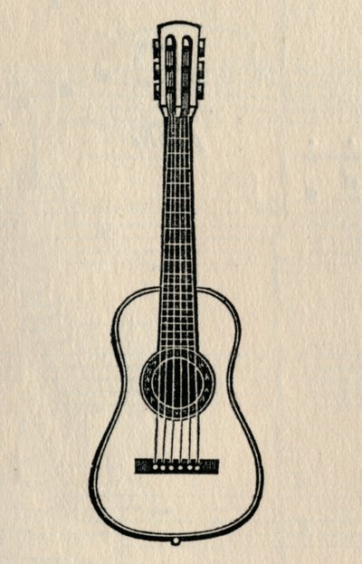 Gitaren, 1895. av Unbekannt