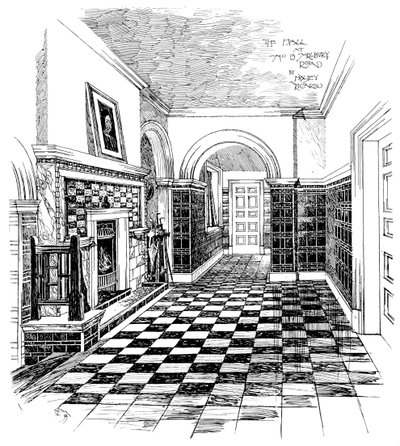 The Hall, 15, Melbury Road, 1899 av Unbekannt