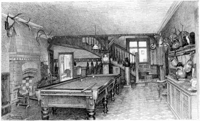 The Hall at Silverbeck, c1880-1882 av Unbekannt