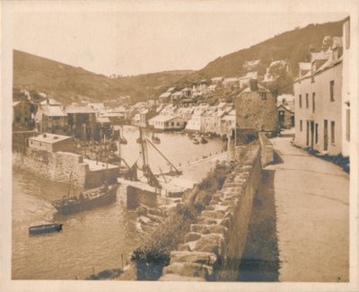 Havneinngangen - Polperro, 1927 av Unbekannt