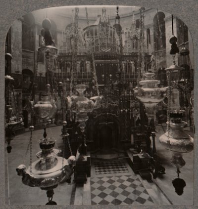 Den hellige gravs kirke, Jerusalem, ca 1900 av Unbekannt