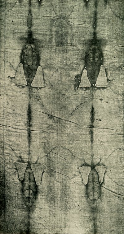 The Holy Shroud - Imprint of the Body: Front View, 1902. av Unbekannt