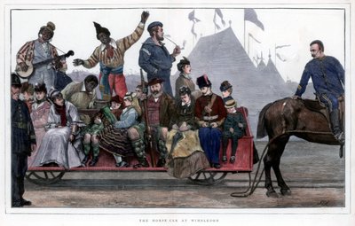 Hestebilen ved Wimbledon, 1872 av Unbekannt