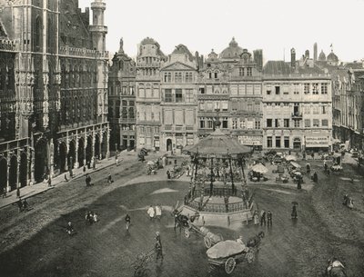 Hotel de Ville, Brussel, Belgia, 1895. av Unbekannt