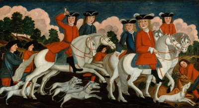 Jaktpartiet New Jersey, ca. 1750. av Unbekannt