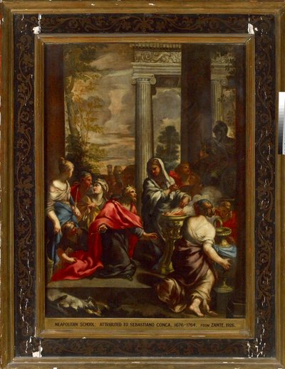 Salomos avgudsdyrkelse, c1675-1695 av Unbekannt