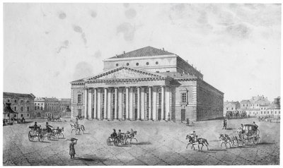Imperial Bolshoi Kamenny Theatre, St Petersburg, Russland, 1820-tallet. av Unbekannt