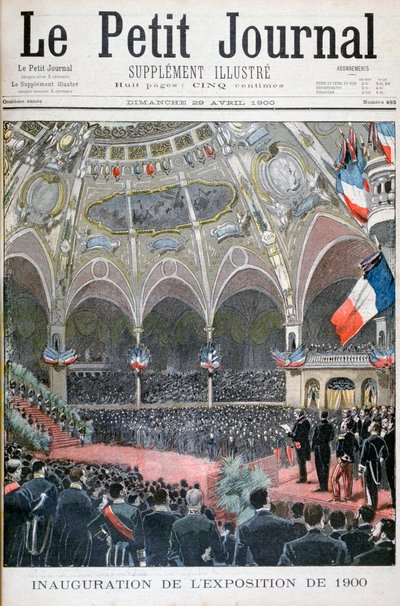 Innvielsen av verdensutstillingen i 1900 av Unbekannt