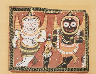 Jagannatha Trio, 1800-tallet av Unbekannt