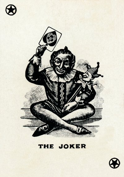 Jokeren fra en kortstokk med Goodall & Son Ltd.-spillekort, c1940 av Unbekannt