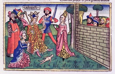 Salomos dom av Unbekannt