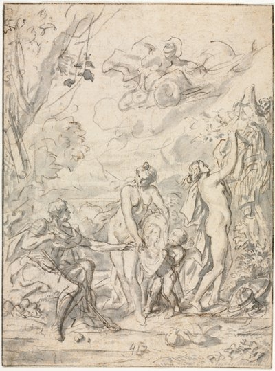 Paris-dommen, ca. 1740-1750. av Unbekannt