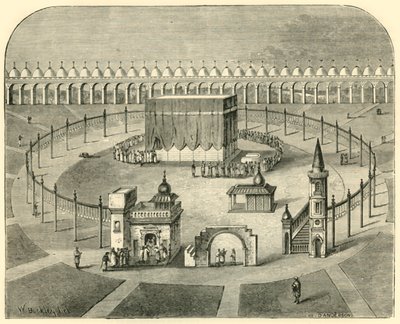 Kabaen, Mekka, 1890. av Unbekannt