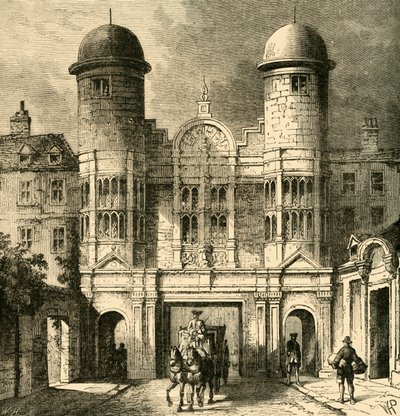 The King Street Gateway, Whitehall, 1881. av Unbekannt