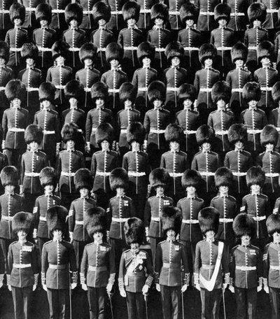 Kongen og vaktene hans, 1935 av Unbekannt