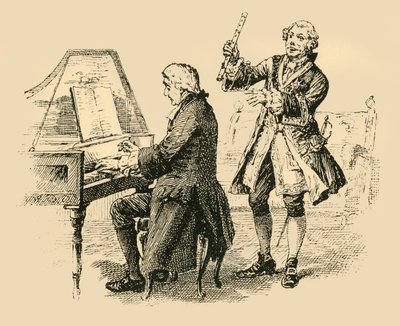 Kongen utbrøt gjentatte ganger: Bare én Bach! Bare én Bach! , 1907. av Unbekannt