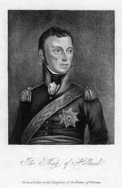Kongen av Holland, 1800-tallet av Unbekannt