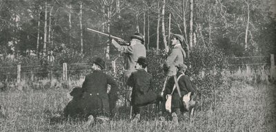Kongen skyter over Sandringham-reservatet, 1900-tallet, 1910. av Unbekannt