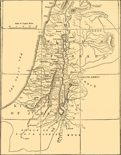 Kongedømmene Juda og Israel, 1890. av Unbekannt