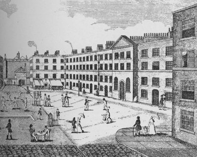 Kings Bench Prison slik det så ut i 1823, c1827, 1912 av Unbekannt