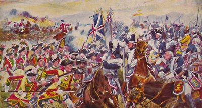 Kings Own Yorkshire Light Infantry. Slaget i rosemarkene ved Minden, 1759, 1939 av Unbekannt