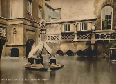 Das Königsbad & heiße Mineralquelle, Bath, Somerset, ca. 1925 von Unbekannt