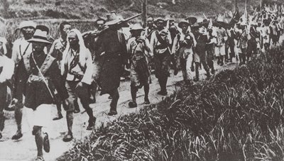 Kuomintang-troppene fanget Beijing i juni 1928 av Unbekannt