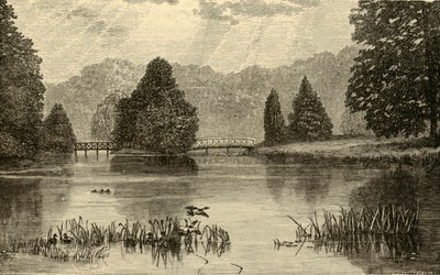 The Lake, Blenheim, 1898. av Unbekannt