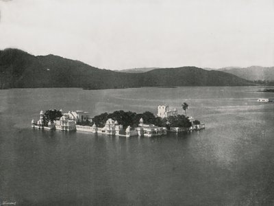 The Lake Palace, Udaipur, India, 1895. av Unbekannt