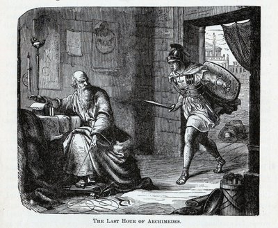 Arkimedes siste time, 1882 av Unbekannt