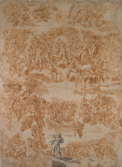 Den siste dommen, 1500-tallet, av Unbekannt