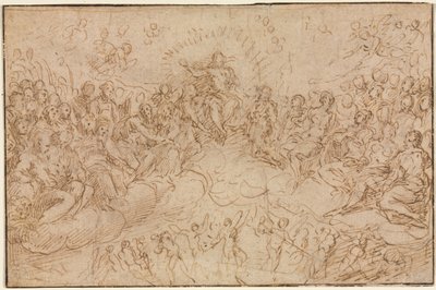 Den siste dommen, 1500-tallet. av Unbekannt