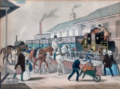 The Last of the Coaches, c1840 av Unbekannt
