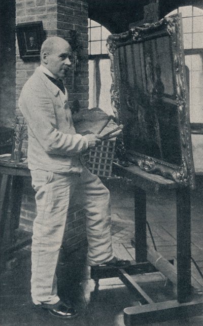 The Late Gaston La Touche in His Studio, c1913. av Unbekannt