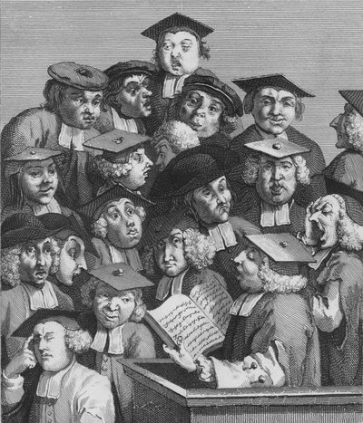Foredraget, 1736, 1830-årene. av Unbekannt
