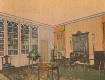 Biblioteket, 1946 av Unbekannt