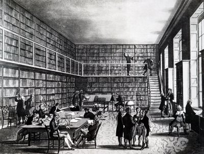 The Library of the Royal Institution, Albemarle Street av Unbekannt