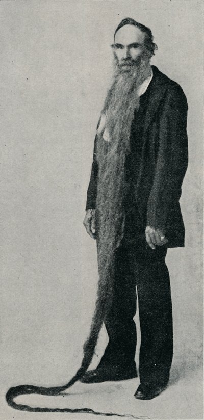 The Longest Beard on Record, 1896, 1910 av Unbekannt