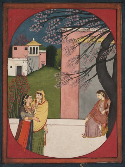 The Lovelorn Heroine, fra en Sat Sai fra Bihari, 1780-90. av Unbekannt